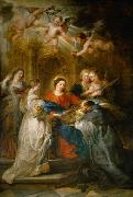 Peter Paul Rubens Maria erscheint dem Hl oil painting reproduction
